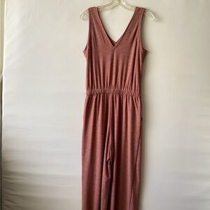 Old Navy Sleeveless Pink Jumpsuit